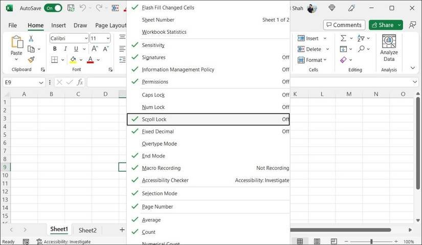 Can&#039;t Scroll in Microsoft Excel for Windows? Try These Fixes