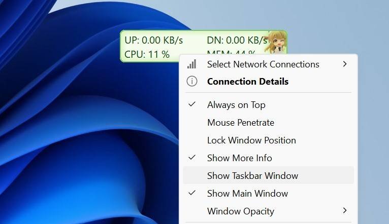 How to Display Your Internet Speed on the Windows Taskbar