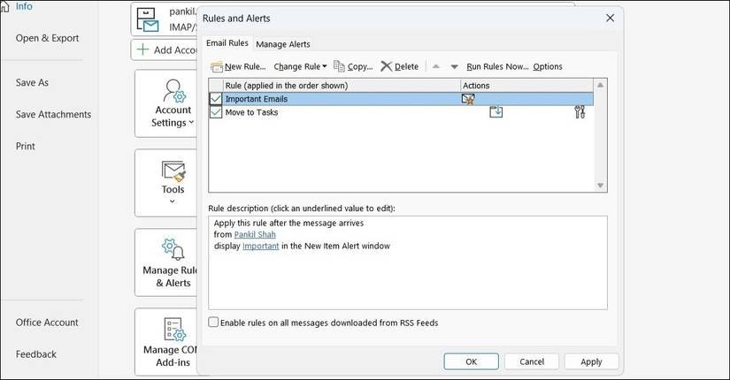 How to Fix Outlook Rules Not Working on Windows