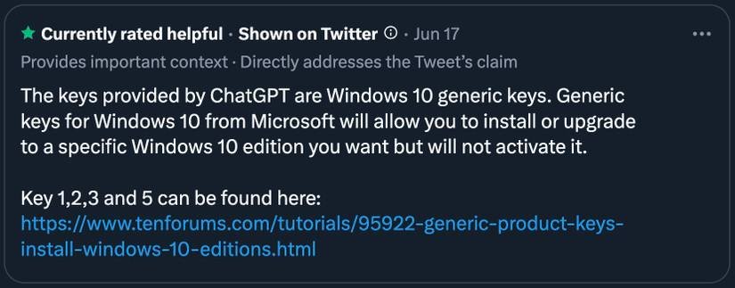 Why You Shouldn’t Use AI Chatbots to Generate Windows 11 Keys