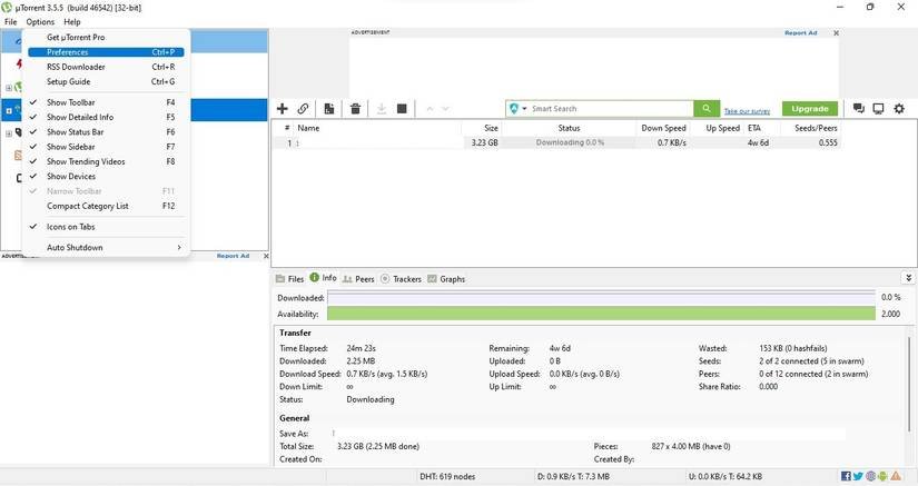 How to Fix the uTorrent Client Not Downloading Files or Stuck on Connecting to Peers on Windows