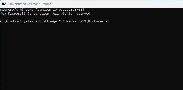 How to Use the DiskUsage Command to Analyze Drive Space on Windows