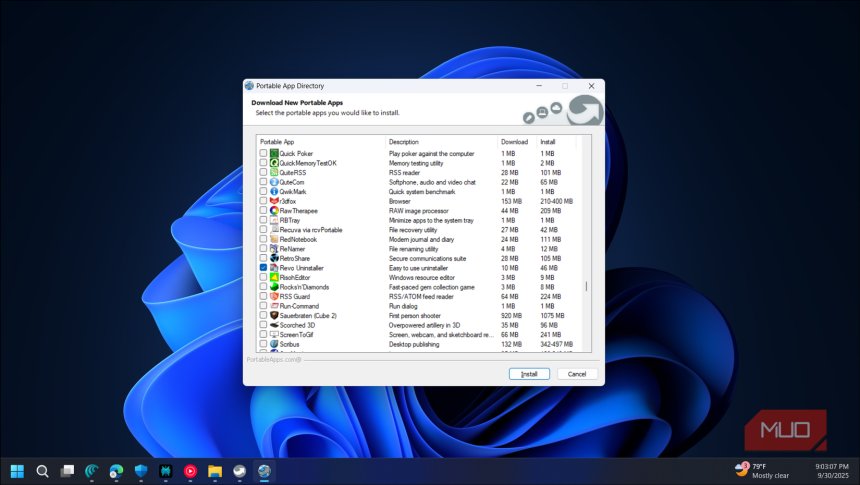 I use this free app store to access my favorite apps from USB and Google Drive on any PC