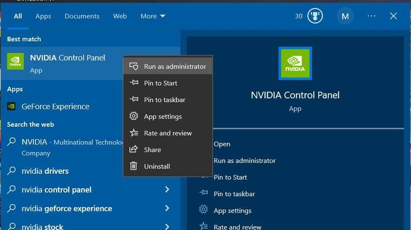 How to Fix the NVIDIA Control Panel “Access Denied” Error in Windows 11/10