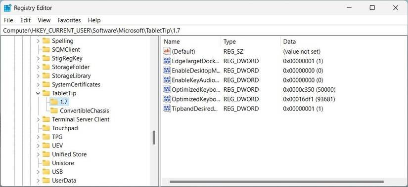 How to Reset the Touch Keyboard Default Open Position in Windows 11