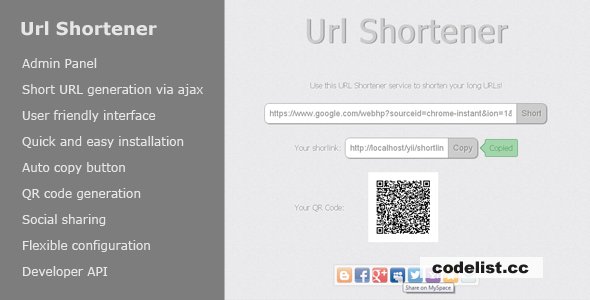 Url Shortener v1.8.0
