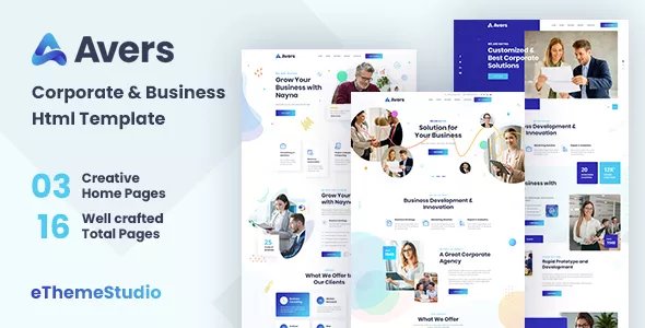 Avers - Corporate & Business HTML Template