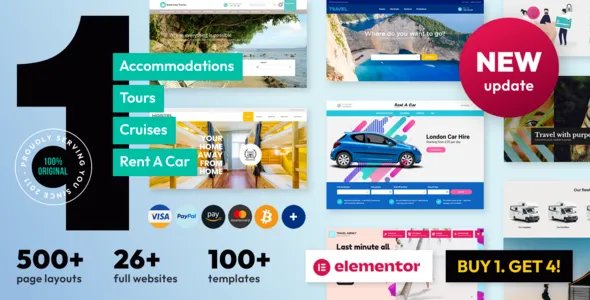 Book Your Travel - Online Booking WordPress Theme v8.19.58