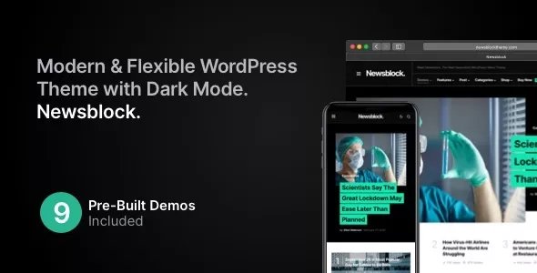 Newsblock - News & Magazine WordPress Theme with Dark Mode v1.2.5