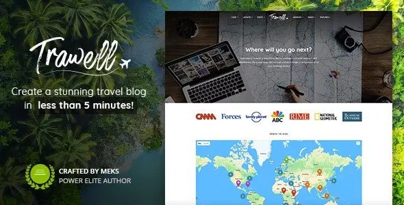 Trawell v1.8.1 - Travel Blog WordPress Theme