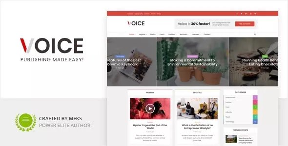 Voice - News Magazine WordPress Theme v3.0.3