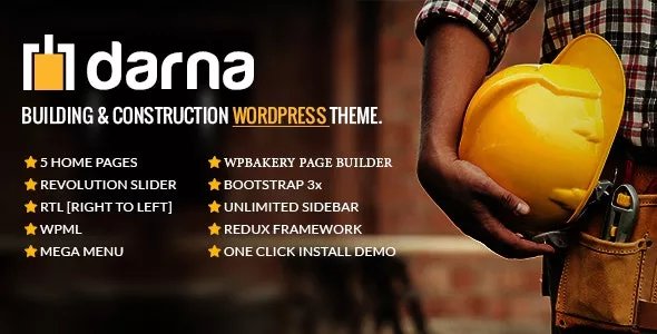 Darna v1.3.5 - Building & Construction WordPress Theme