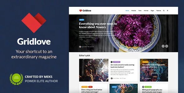 Gridlove - News Portal & Magazine WordPress Theme v2.1.2