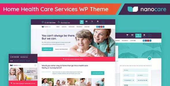 NanoCare - Home Health Care, Medical Care WordPress Theme v1.1.8