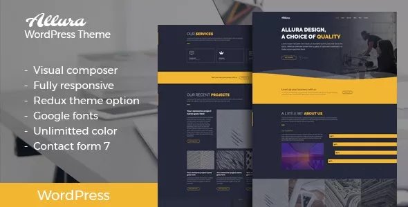 Allura v2.0 - Portfolio WordPress Theme