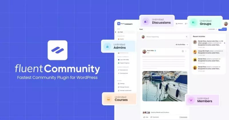 Fluent Community Pro - Fastest WordPress Community Plugin v1.8.3