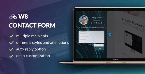 W8 Contact Form v1.5.9 - WordPress Contact Form Plugin