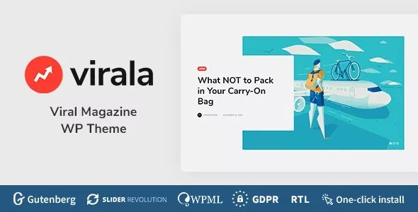 Virala v1.0.9 - Viral News & Magazine WordPress Theme