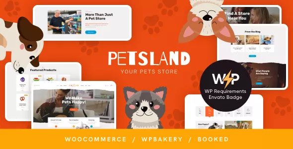Pets Land - Domestic Animals Shop & Veterinary WordPress Theme v1.2.7