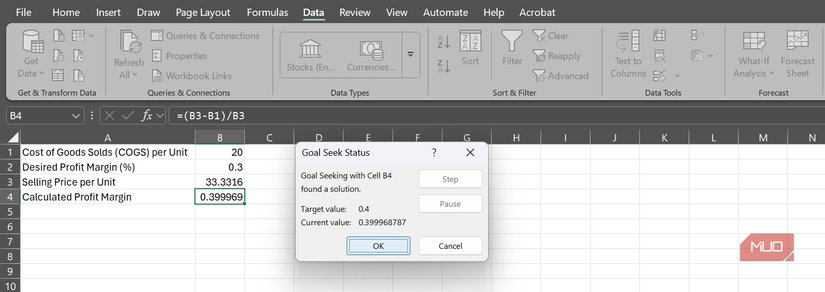 This Excel feature helps me make better decisions (and avoid regrets)