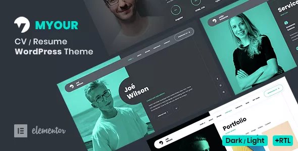 Myour - CV Resume WordPress Theme v1.5.1