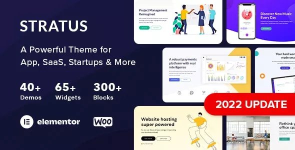 Stratus - App, SaaS & Software Startup Tech Theme v4.2.5