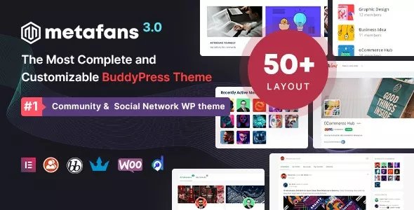 MetaFans - Community & Social Network BuddyPress Theme v3.4