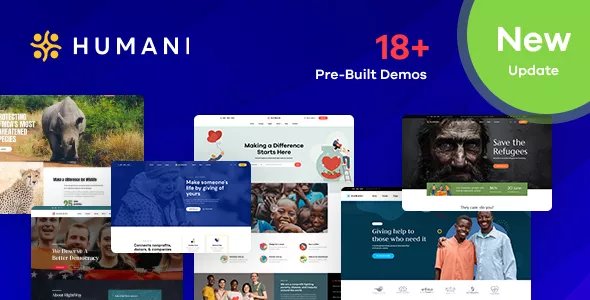 Humani - Nonprofit & Charity WordPress Theme v1.2.2