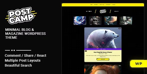 Postcamp - Blog & Magazine WordPress Theme v1.0.4