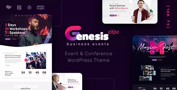 GenesisExpo - Business Events & Conference WordPress Theme v1.4.10