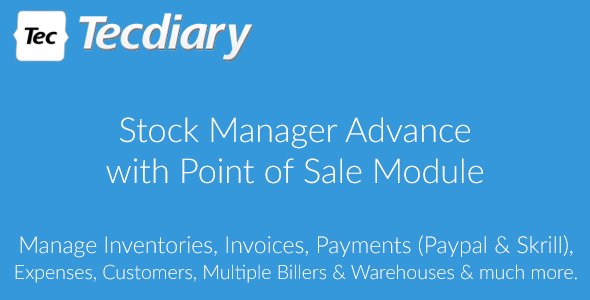 Stock Manager Advance with Point of Sale Module v3.4.6