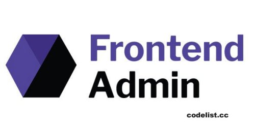Frontend Admin Pro v3.28.19