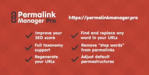Permalink Manager Pro v2.5.2 - WordPress Plugin