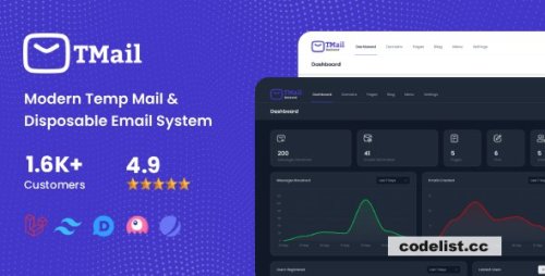 TMail v8.0.4 - Modern Temp Mail &amp; Disposable Email System  - nulled