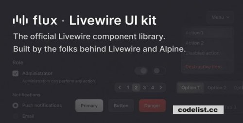 Livewire Flux PRO v2.6.1