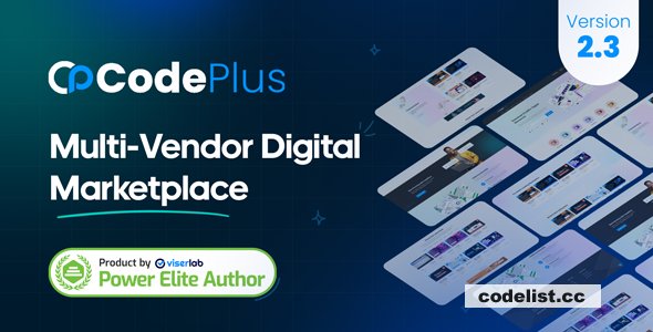 CodePlus v2.3 - Multi Vendor Digital Marketplace - nulled