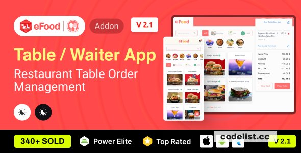 eFood - Table/Waiter App v2.2