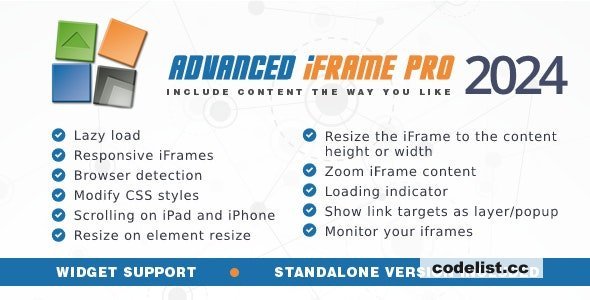 Advanced iFrame Pro v2025.9