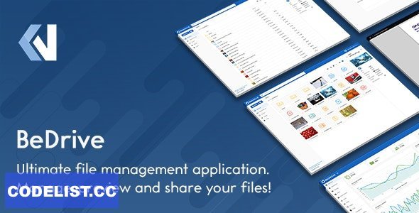 BeDrive v3.1.8 - File Sharing and Cloud Storage